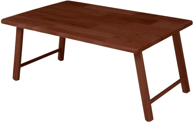 VIKUS Walnut Foldable Laptop Desk and Bed Tray Table Payday Deals