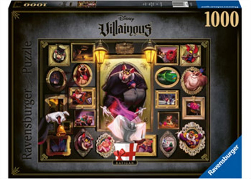 Villainous Ratigan 1000pc Puzzle Payday Deals