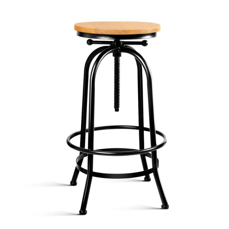 Vintage Bar Stool Retro Barstools Industrial Kitchen Counter Dining Chair