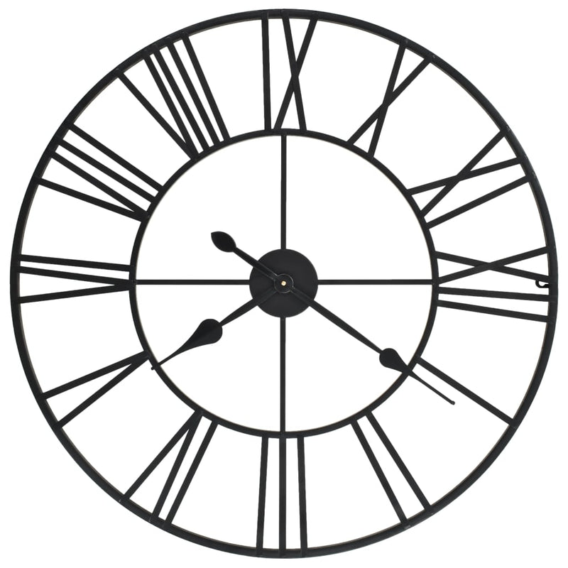Vintage Wall Clock with Quartz Movement Metal 80 cm XXL Payday Deals