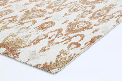 Vision Cream and Beige Geometric Ikat Rug 240x330cm Payday Deals