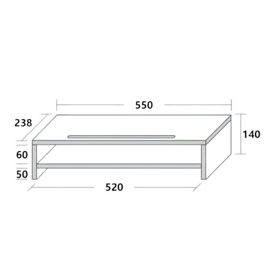 VOCTUS 2 Tiers Monitor Stand VT-MS-102-OBY Payday Deals