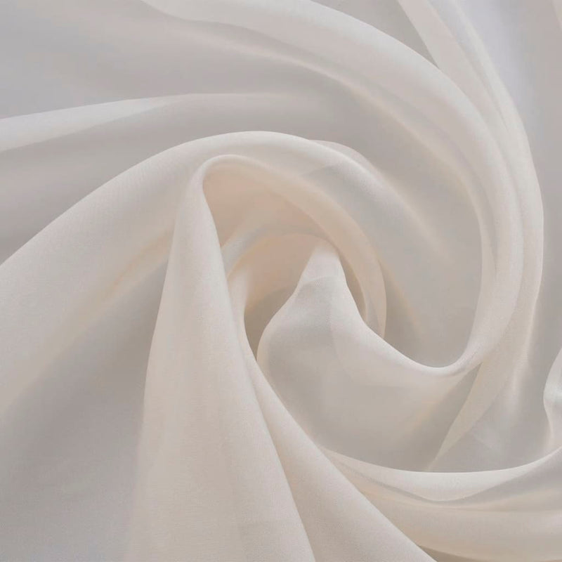 Voile Fabric 1.45 x 20 m Cream Payday Deals