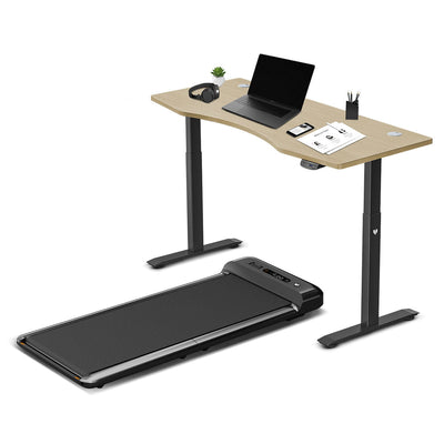 Walkingpad™ M2 Treadmill with Dual Motor Automatic Standing Desk 150cm in Oak/Black