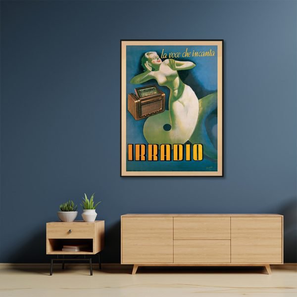 Wall Art 100cmx150cm Irradio Cinzano Black Frame Canvas Payday Deals