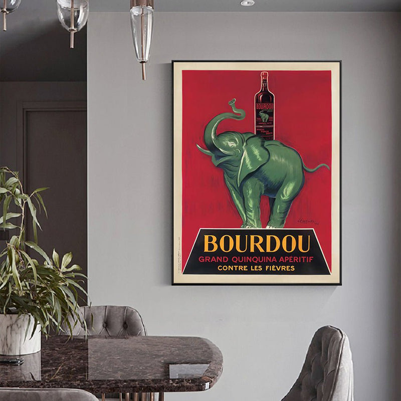 Wall Art 40cmx60cm Bourdou Black Frame Canvas Payday Deals