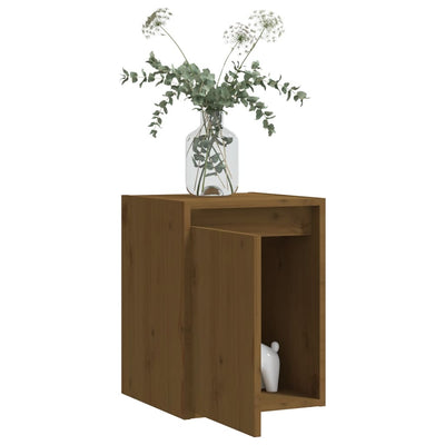 Wall Cabinet Honey Brown 30x30x40 cm Solid Wood Pine Payday Deals