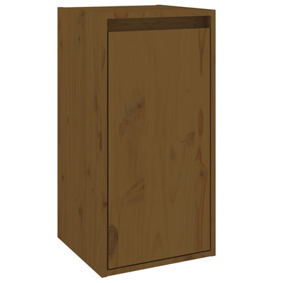 Wall Cabinet Honey Brown 30x30x60 cm Solid Wood Pine Payday Deals