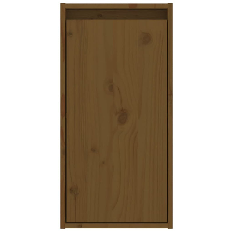 Wall Cabinet Honey Brown 30x30x60 cm Solid Wood Pine Payday Deals