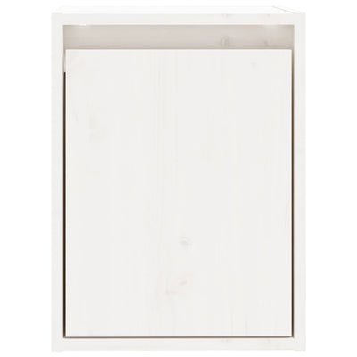 Wall Cabinet White 30x30x40 cm Solid Wood Pine Payday Deals