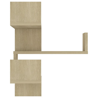 Wall Corner Shelves 2 pcs Sonoma Oak 40x40x50 cm Chipboard Payday Deals