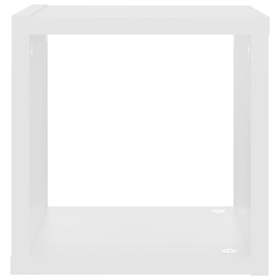Wall Cube Shelves 6 pcs White 22x15x22 cm Payday Deals