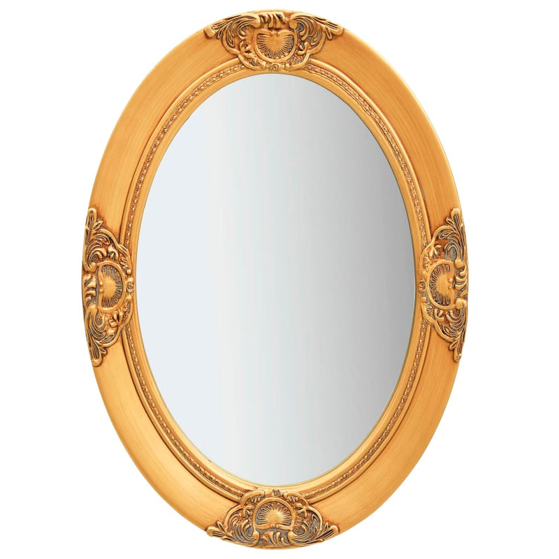 Wall Mirror Baroque Style 50x70 cm Gold Payday Deals