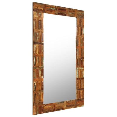 Wall Mirror Solid Reclaimed Wood 60x120 cm Payday Deals