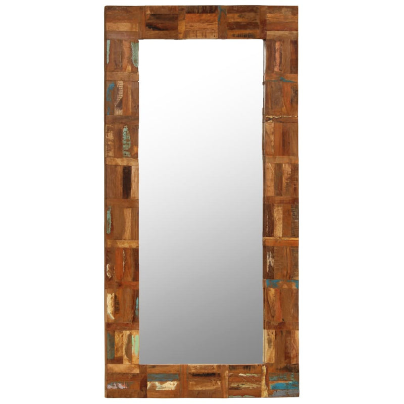 Wall Mirror Solid Reclaimed Wood 60x120 cm Payday Deals