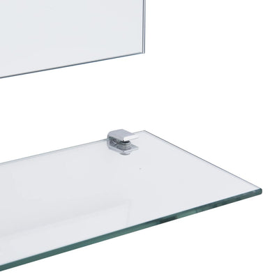 Wall Mirror with 5 Shelves Silver 50x60 cm Payday Deals