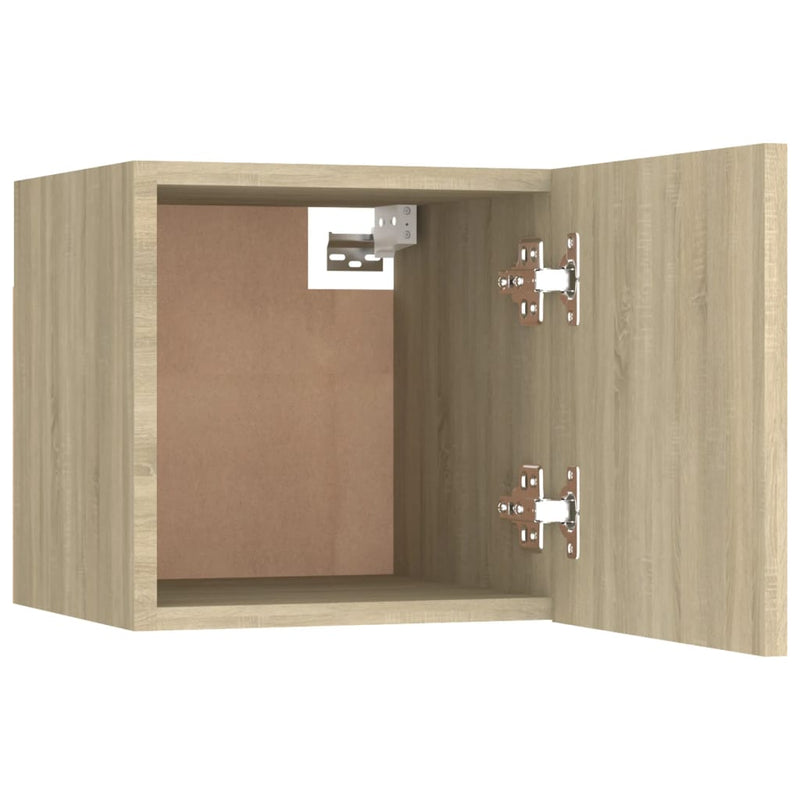 Wall Mounted TV Cabinets 2 pcs Sonoma Oak 30.5x30x30 cm Payday Deals