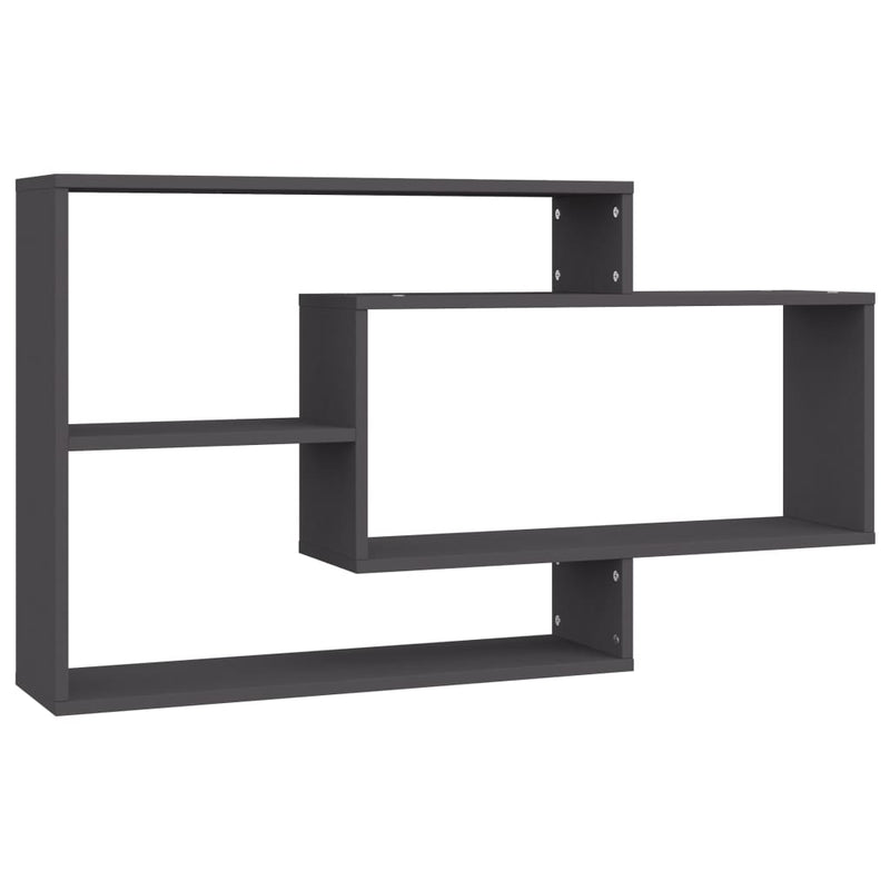 Wall Shelves Grey 104x20x58.5 cm Chipboard Payday Deals