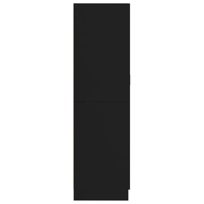 Wardrobe Black 82.5x51.5x180 cm Chipboard Payday Deals