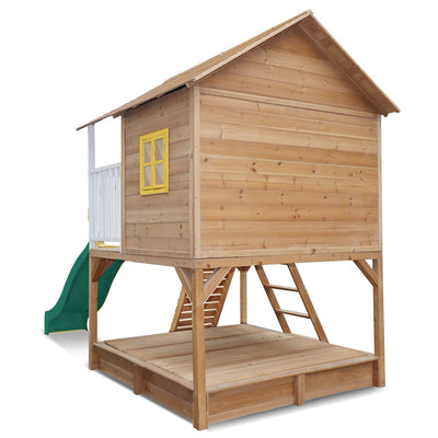 Warrigal Cubby House with Green Slide Payday Deals