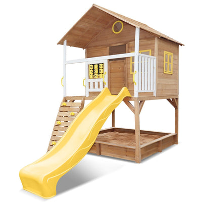Warrigal Cubby House with Yellow Slide Payday Deals