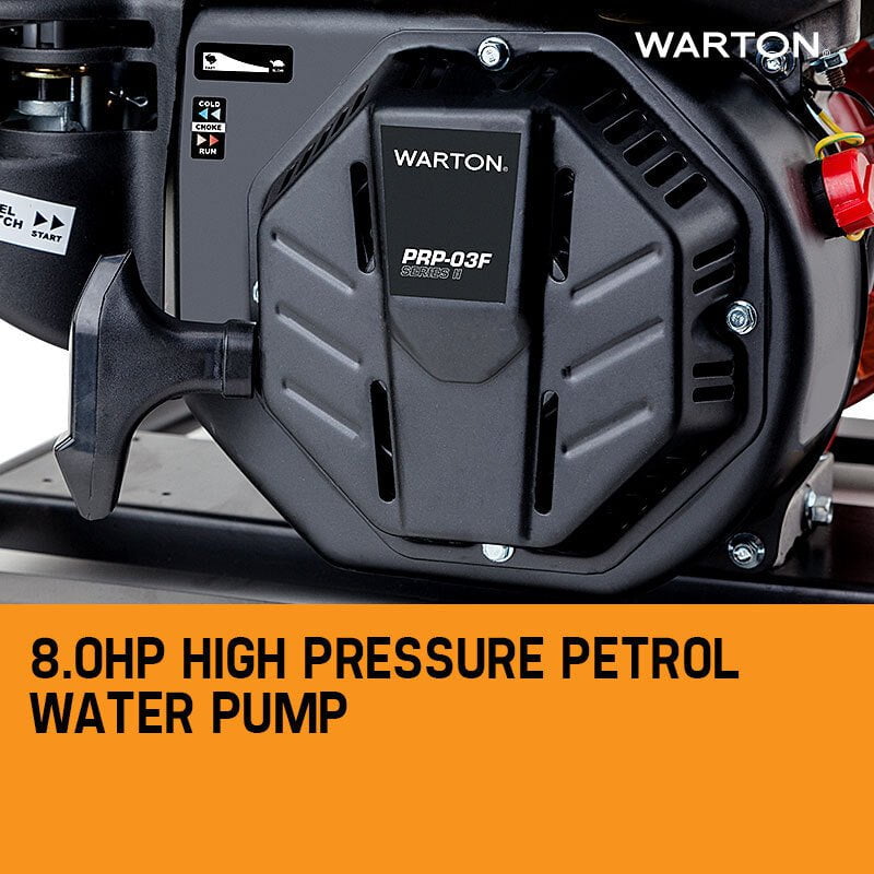 WARTON 8HP 1.5 1 Petrol High Pressure Water Transfer Pump Fire Irrigation Payday Deals