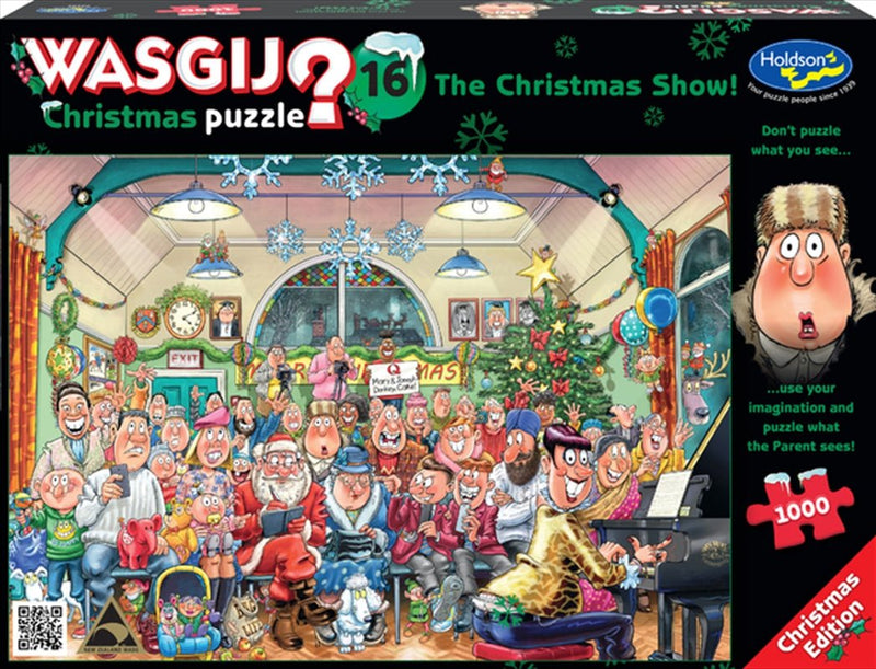 Wasgij 1000 Piece Puzzle - Xmas 16 The Christmas Show Payday Deals