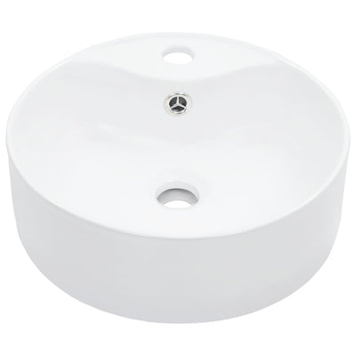 Wash Basin with Overflow 36x13 cm Ceramic White Payday Deals