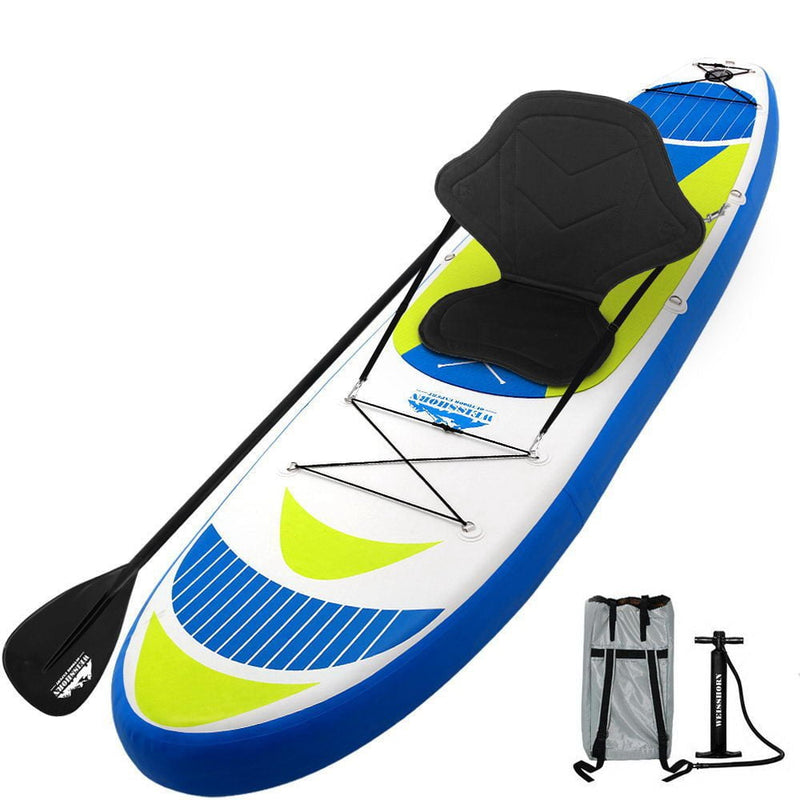 Weisshorn 11FT Stand Up Paddle Board Inflatable SUP Surfborads 15CM Thick Payday Deals