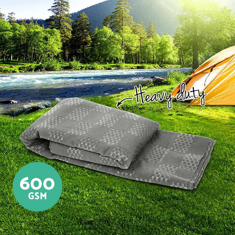 Weisshorn 5M X 2.5M Annex Matting 600 GSM Floor Mats Mesh Caravan Parks Camping Payday Deals