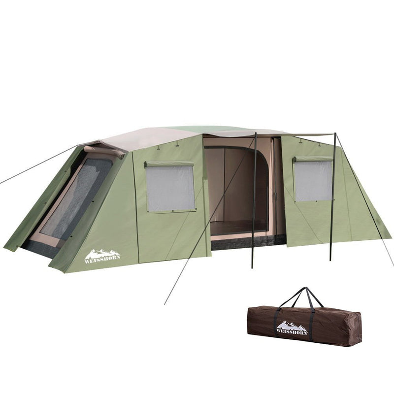 Weisshorn Camping Tent 10 Person Instant Up Tents Outdoor Family Hiking 3 Rooms Payday Deals