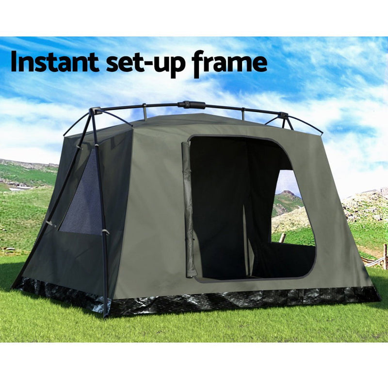 Weisshorn Camping Tent Instant Up 2-3 Person Tents Outdoor Hiking Shelter Payday Deals