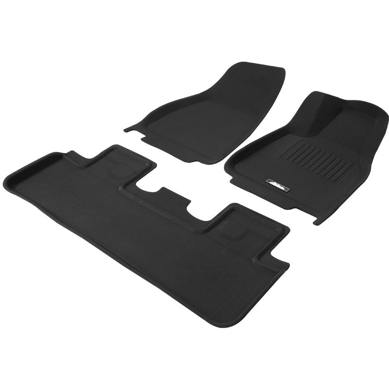 Weisshorn Car Rubber Floor Mats Front and Rear Fits Tesla Model Y 2021-2023 Payday Deals