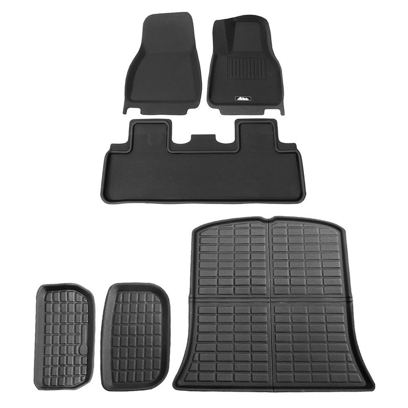 Weisshorn Car Rubber Floor Trunk Toolbox Cargo Mats for Tesla Model Y 2021-2023 Payday Deals