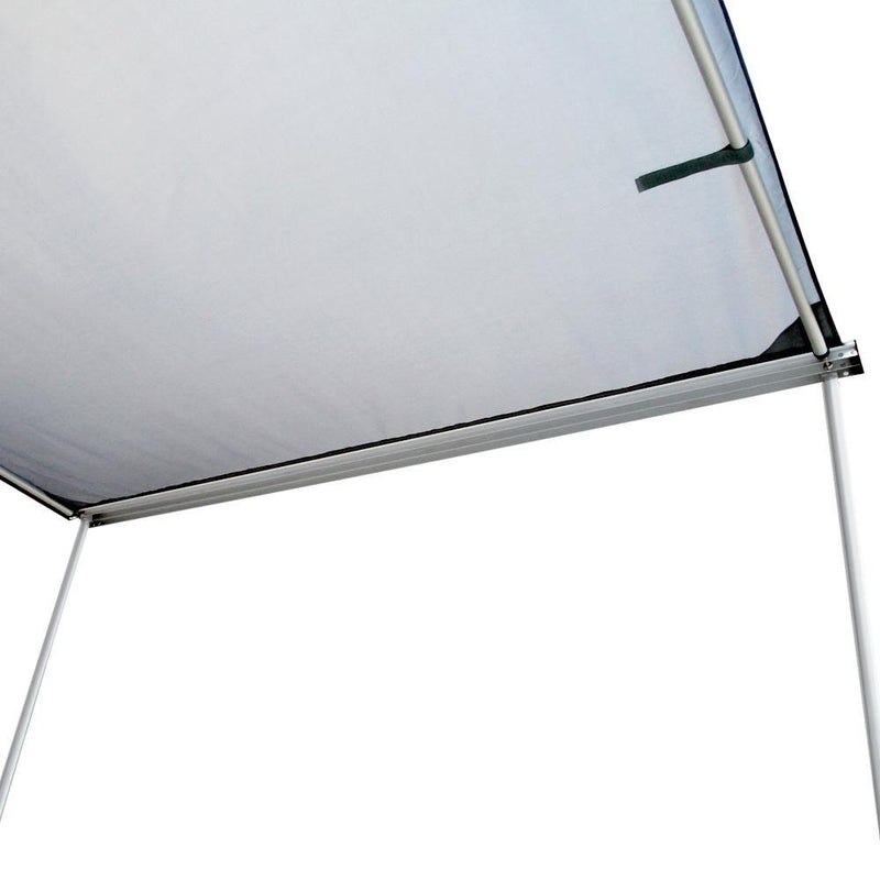 Weisshorn Car Shade Awning 3 x 3m - Grey Payday Deals