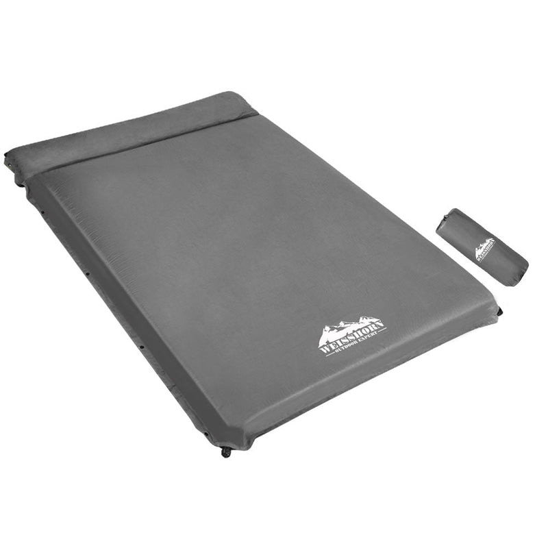 Weisshorn Double Size Self Inflating Mattress - Grey Payday Deals