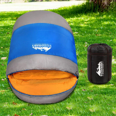 Weisshorn Extra Large Sleeping Bag - Blue & Grey Payday Deals