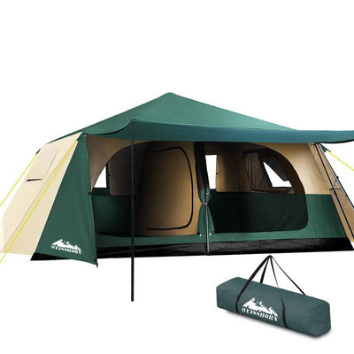 Weisshorn Instant Up Camping Tent 8 Person Pop up Tents Family Hiking Dome Camp Payday Deals