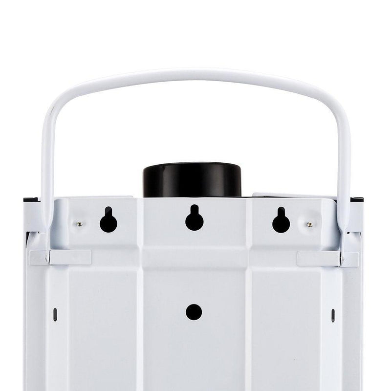 WEISSHORN Outdoor Portable Gas Hot Water Heater Shower Camping LPG Caravan Pump White