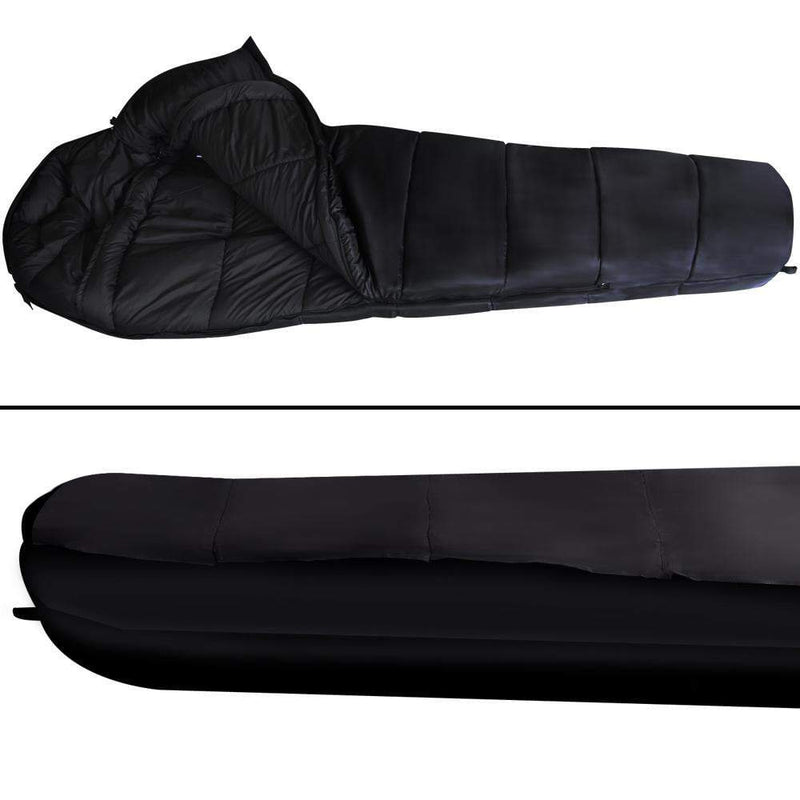 Weisshorn Single Thermal Sleeping Bag - Black