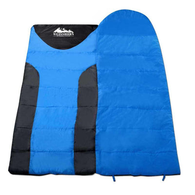 Weisshorn Single Thermal Sleeping Bags - Blue & Black Payday Deals