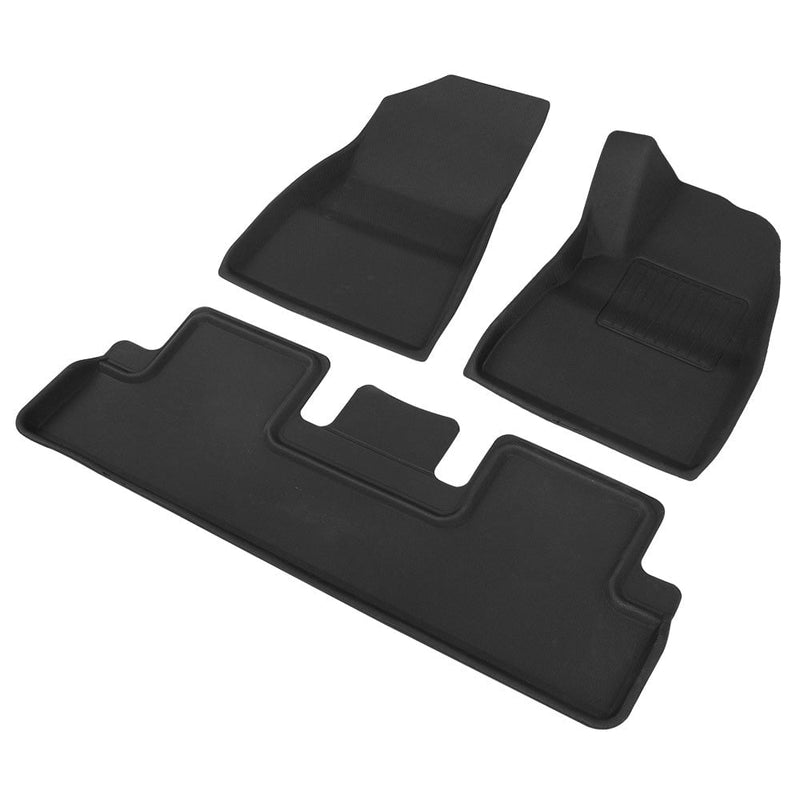 Weisshorn Tesla Model 3 Car Rubber Floor Mats Front & Rear 2021-2022 Payday Deals