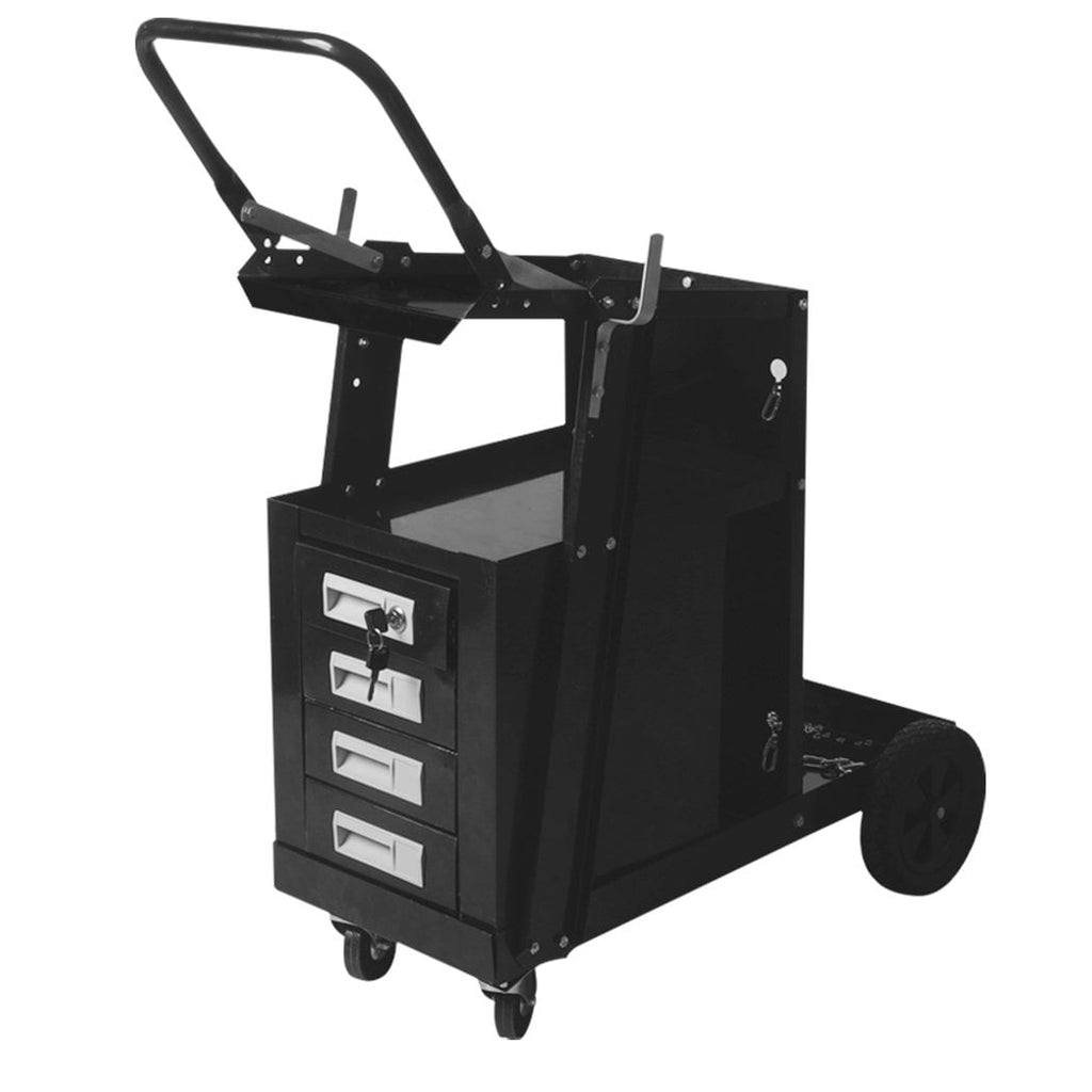 Welding Cart Trolley Drawer Welder Cabinet MIG TIG ARC MMA Plasma Cutter Bench idrop Australia