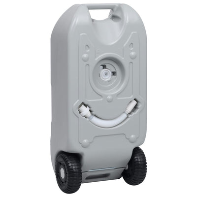 Wheeled Water Tank for Camping 40 L Grey Payday Deals