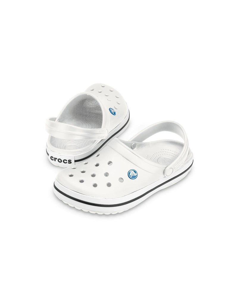 White Clog Sandals with Heel Straps and Ventilation Ports - 15 US Payday Deals