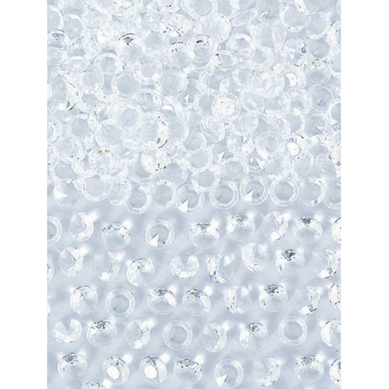 White Plastic Confetti Gems 28g Payday Deals