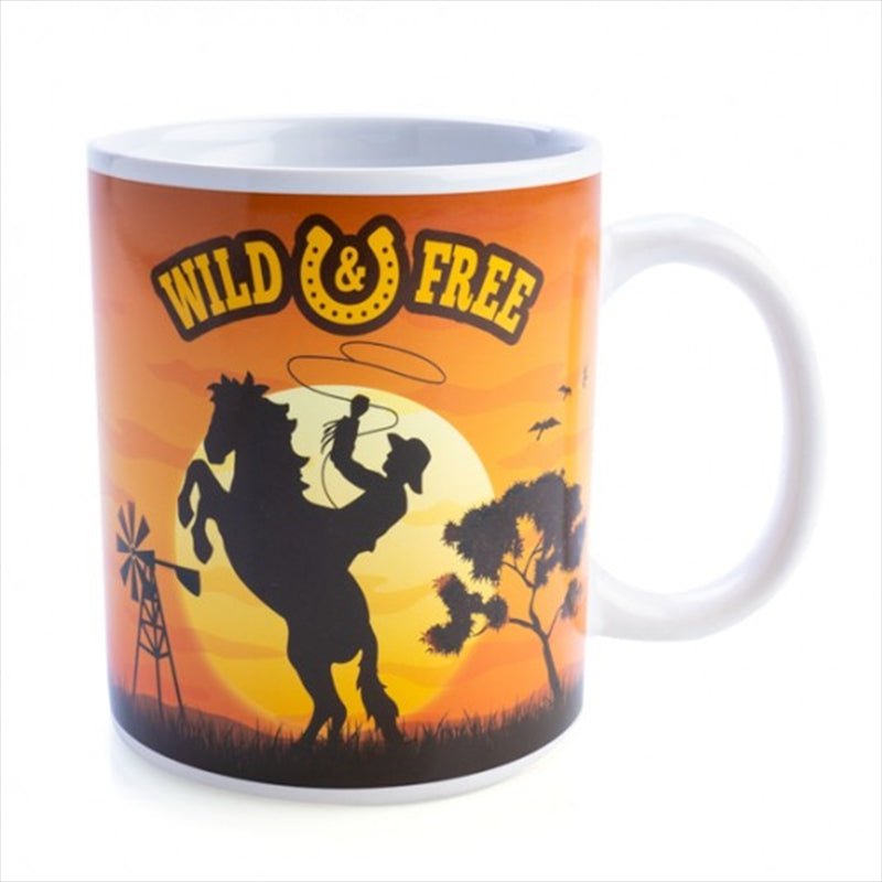 Wild And Free Cowboy Mug Payday Deals