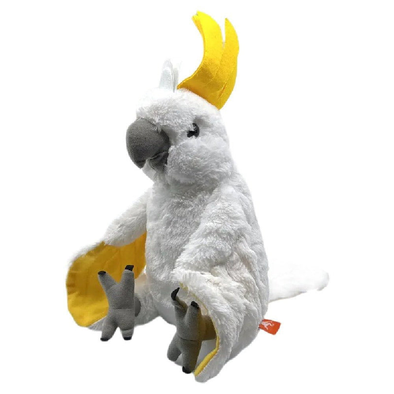 Wild Republic Cockatoo Bird Plush Toy Stuffed Animal 30cm Payday Deals