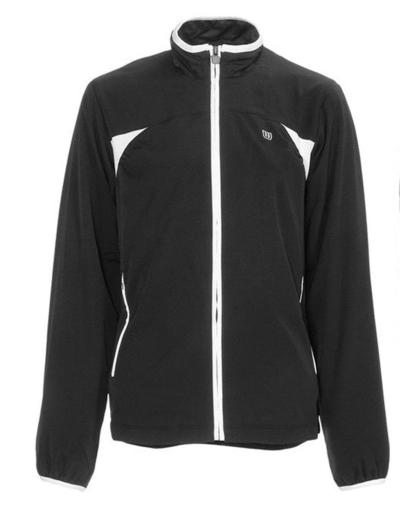 WILSON Woven Warm Up Jacket Tennis Gym Training Warm Up Sports Tracksuit Top Payday Deals