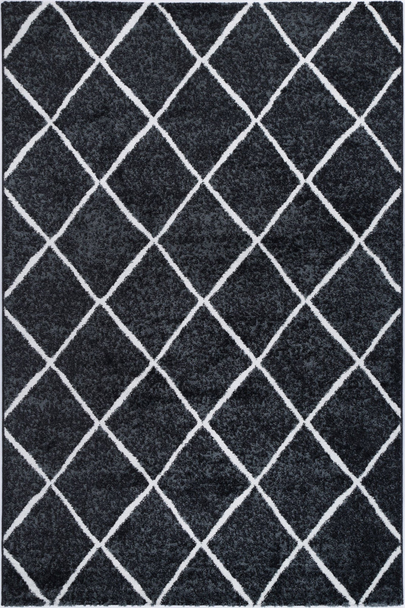 Windjana Diamond Charcoal Rug 160x230cm Payday Deals